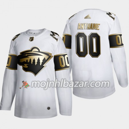Dresovi Minnesota Wild Custom Adidas 2019-2020 Golden Edition Bijela Authentic - Muške Dresovi Minnesota Wild Custom Adidas 2019-2020 Golden Edition Bijela Authentic - Muške
